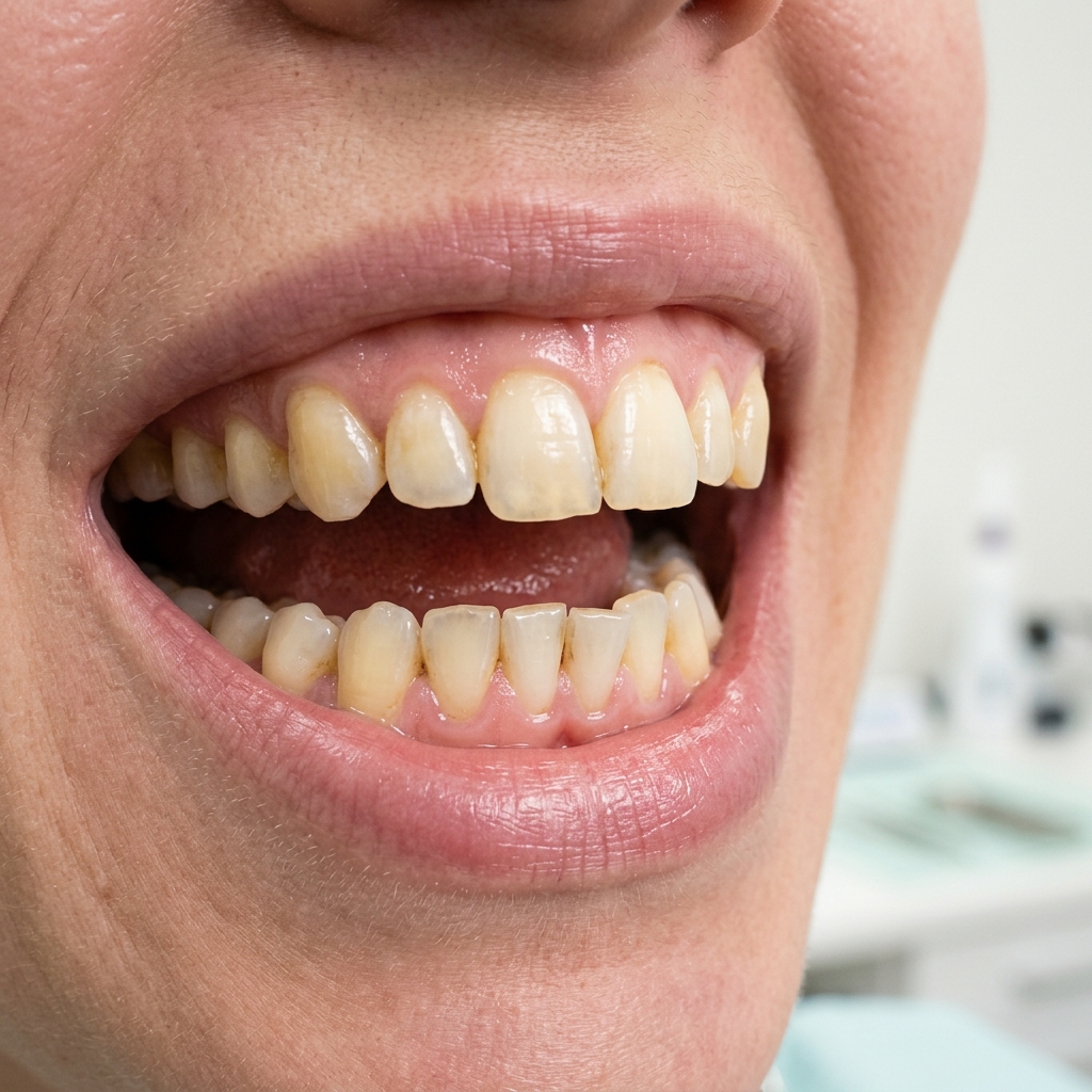 Smile before treatment